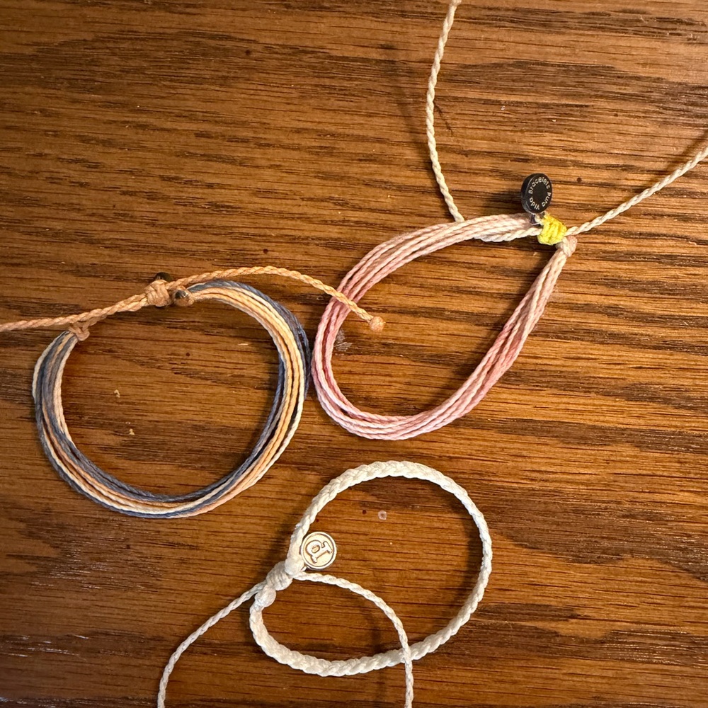 Pura Vida Pastel Rope Bracelet Trio